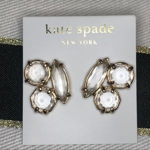 Kate Spade Clear Crystal Earrings
